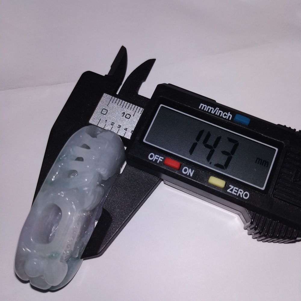 Authentic Type A Real Lucky Emerald Jade Pendant - image 5